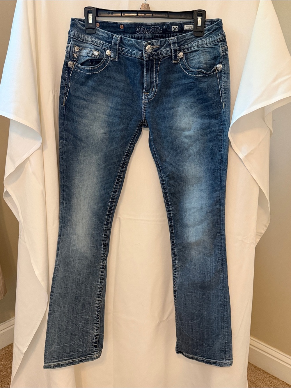 Miss Me Signature Boot Cut Jeans Size 30x31